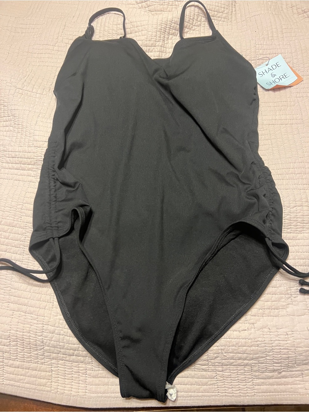 Shade & Shore Black Women’s One-Piece Swimsuit